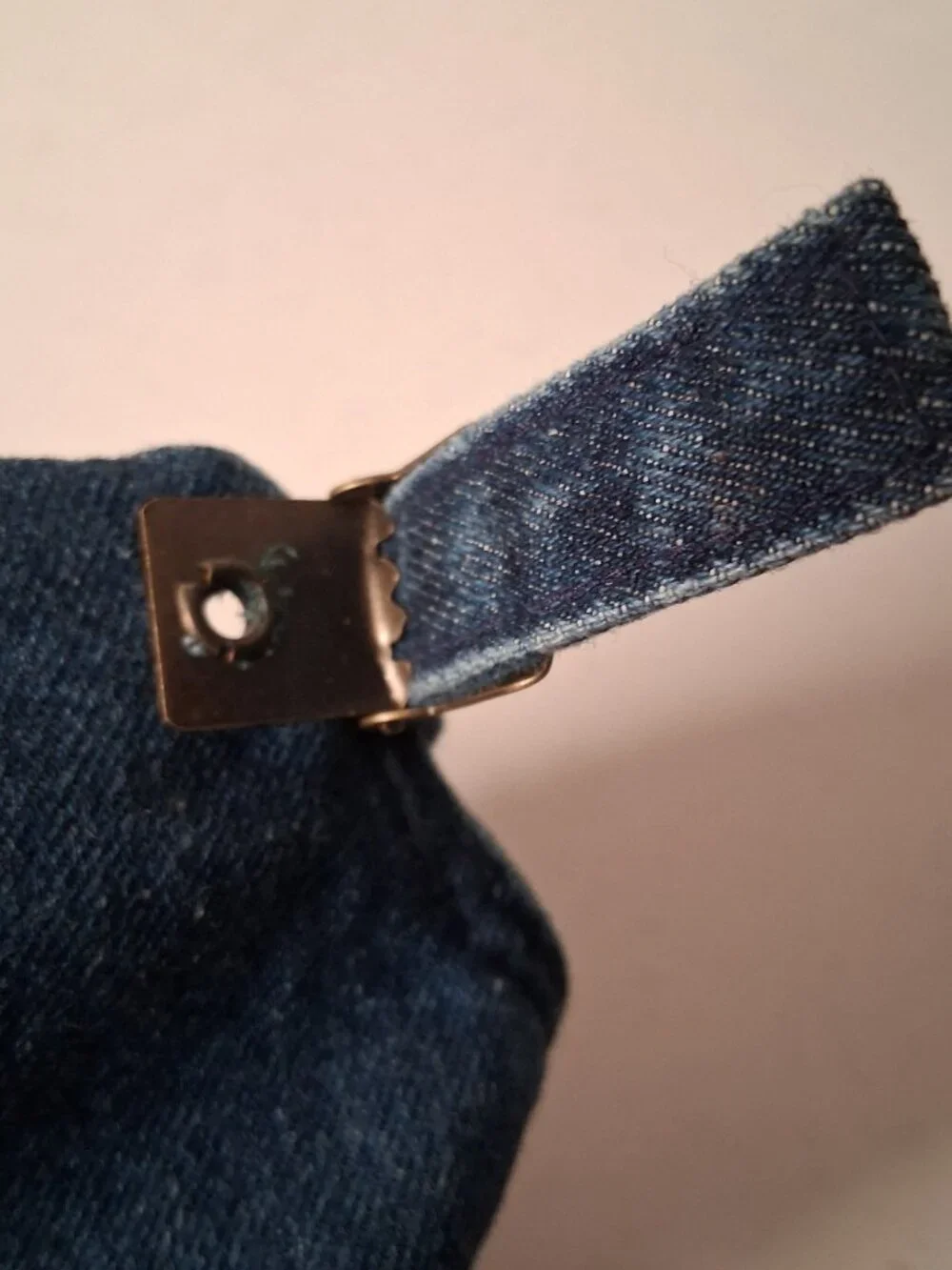 Vintage 1990s Snap On Tools Cap Hat Swingster Denim Strap Back Tool Mechanic NEW